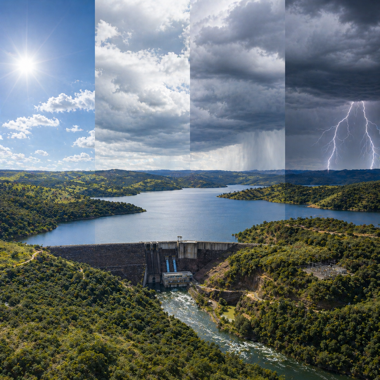 Meio Físico monitoramento climatológico usina hidrelétrica serra do facão davinópolis catalão go área frontal