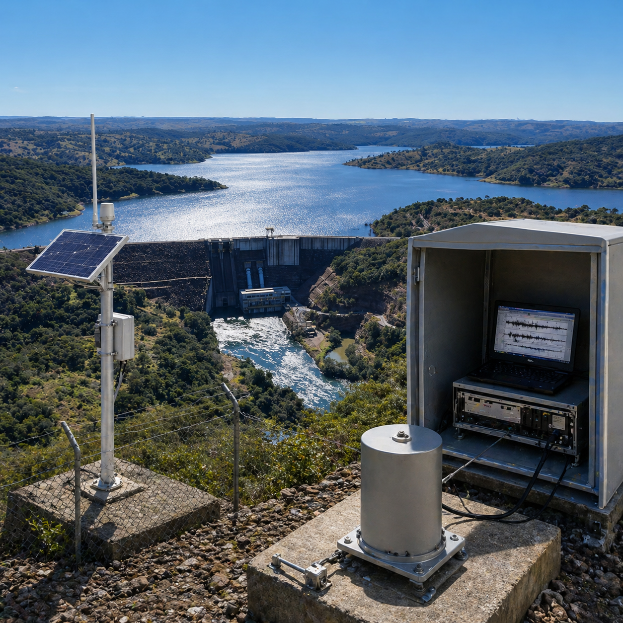 Meio Físico monitoramento sismológico usina hidrelétrica serra do facão davinópolis catalão go área frontal