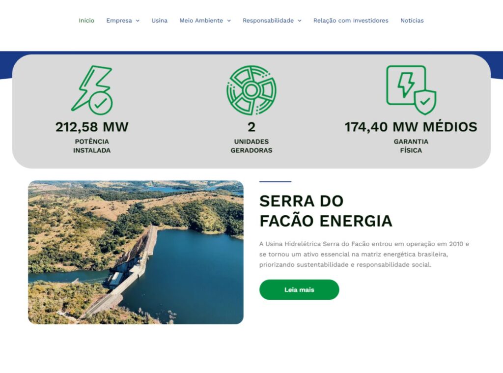 novo site
